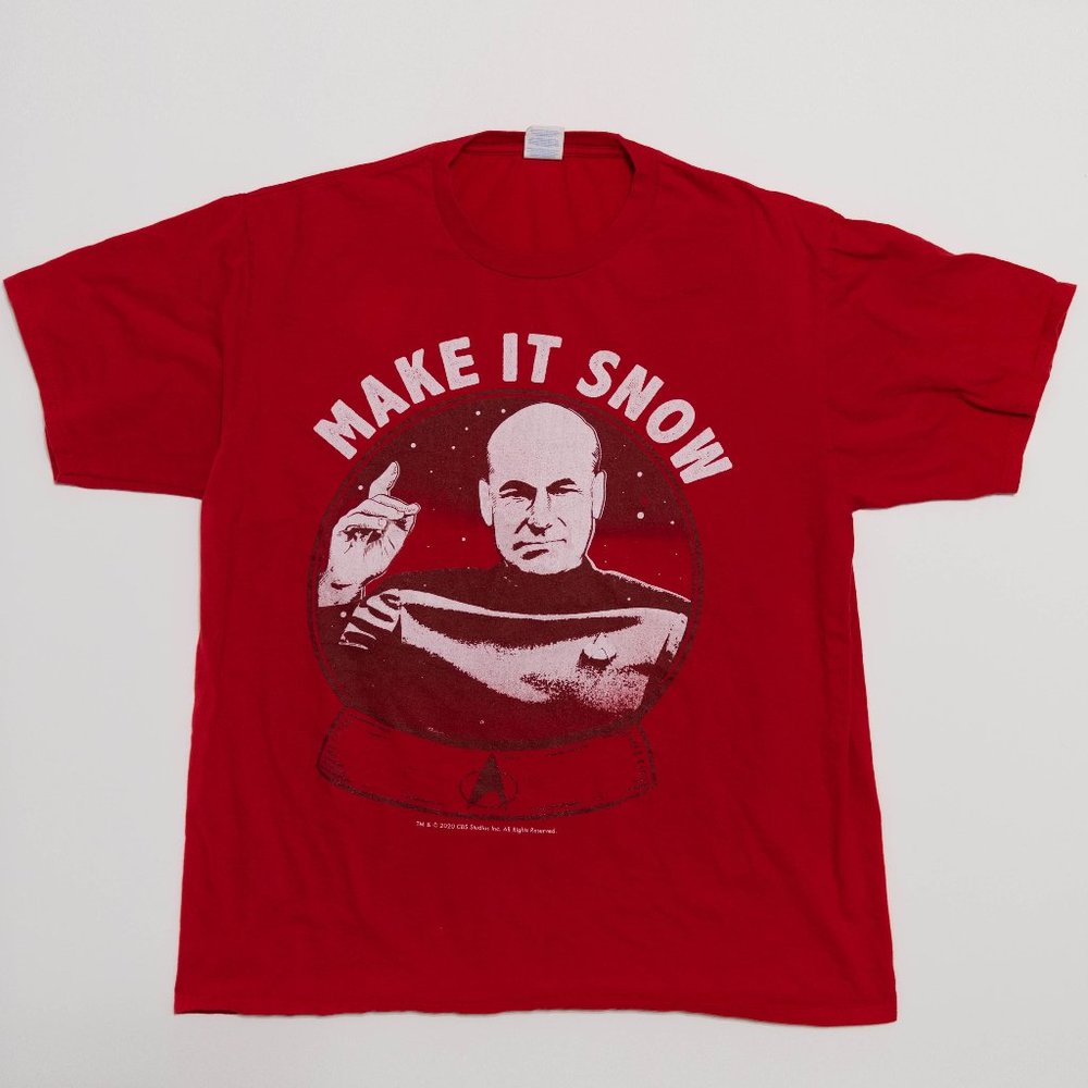 Star Trek T-Shirt - Captain Picard | Men's XL